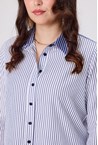 FLEET STRIPE SHIRT - navy strpe